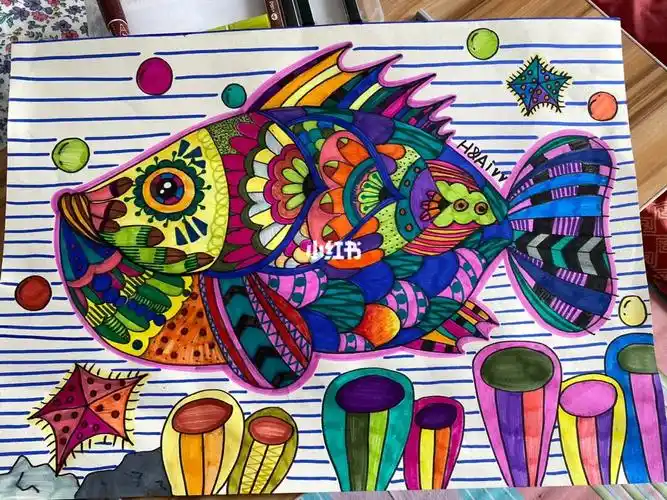 画画  #儿童画 #创意美术