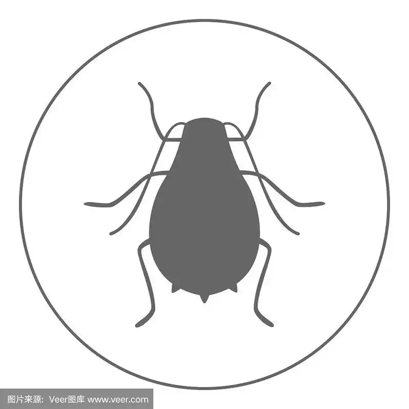 符号,计算机图标,矢量,蚜虫,害虫