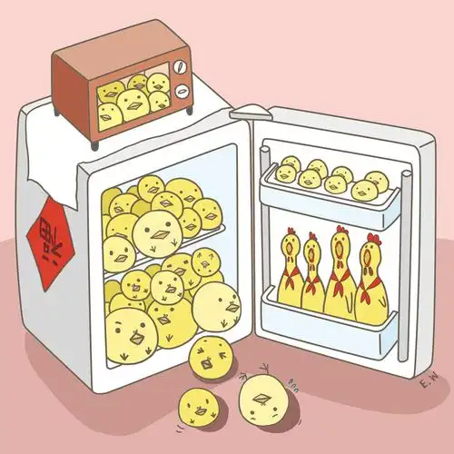 插画|冰箱不可塞太满