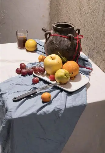 色彩静物写生照片