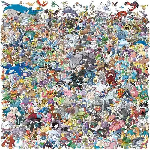 官方全721宝可梦合图