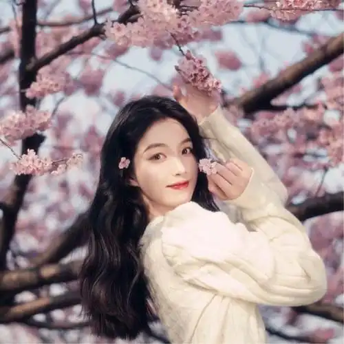 淡雅女生头像图片