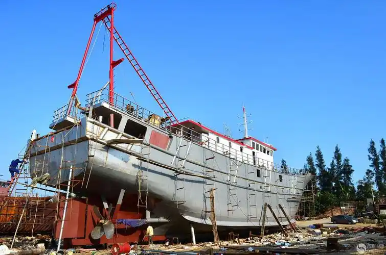 北海一海边的造船厂