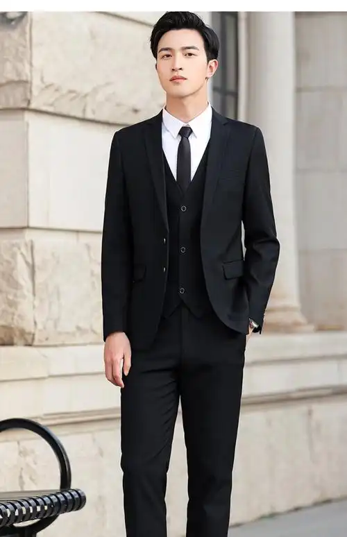 海澜之家旗下aex国潮品牌西服套装男士商务修身小西装外套休闲职业