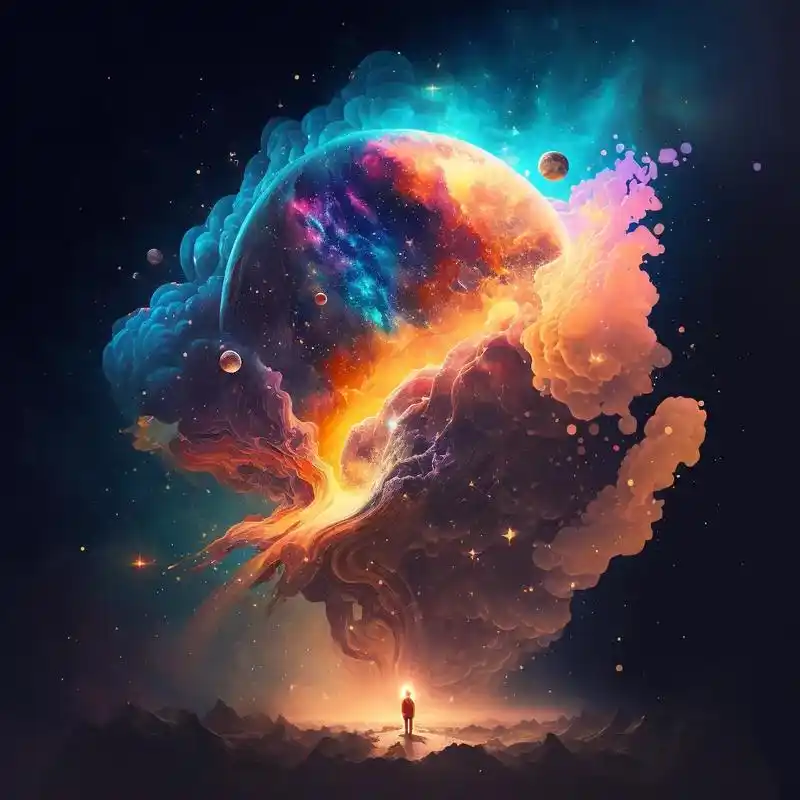 星空头像.热爱,星河滚烫.#抖音图文来了 #图文热点来了 # - 抖音