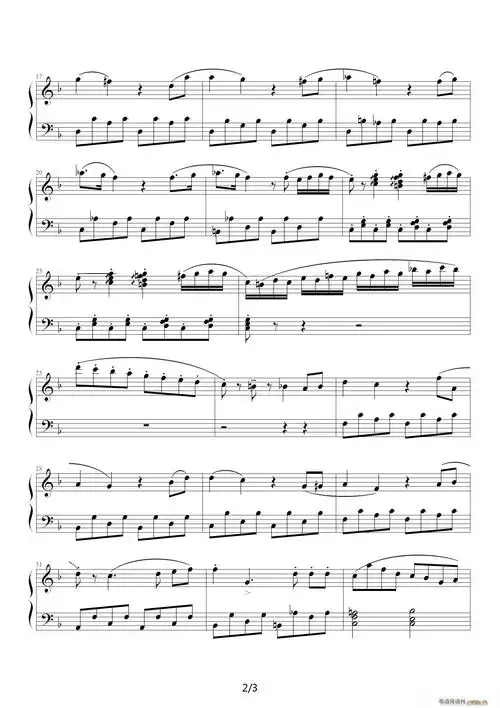 f大调小奏鸣曲 f调