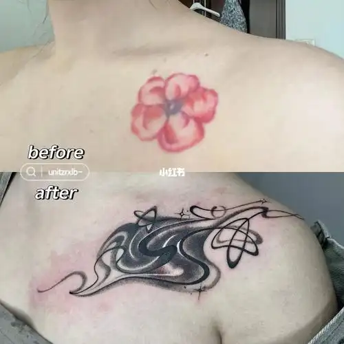 好效果一味的追求完全1:1也不一定是效果最好最重要的是一定要听纹身