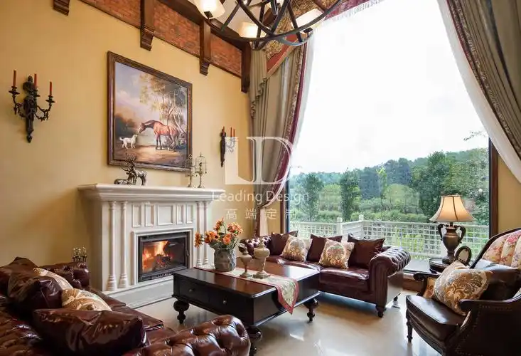 兄弟吴玥 美式 客厅图片来自重庆兄弟装饰黄妃在自建别墅装修设计