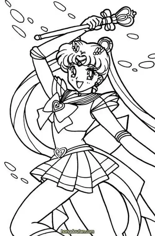 简笔画美少女简单又可爱集