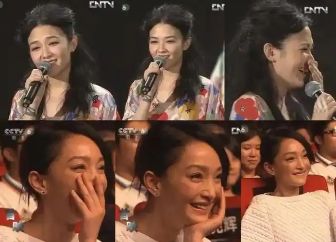 《听风者》首映,范晓萱对着周迅唱情歌,周迅的脸都红了,范晓萱说像是