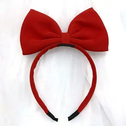 红色蝴蝶结发箍 印象童年女童皇冠头饰小女孩发箍儿童配饰冰雪奇缘