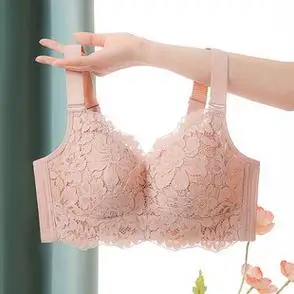全罩杯无钢圈文胸大胸显小收副乳防下垂大码内衣女品牌黛安芬薄款