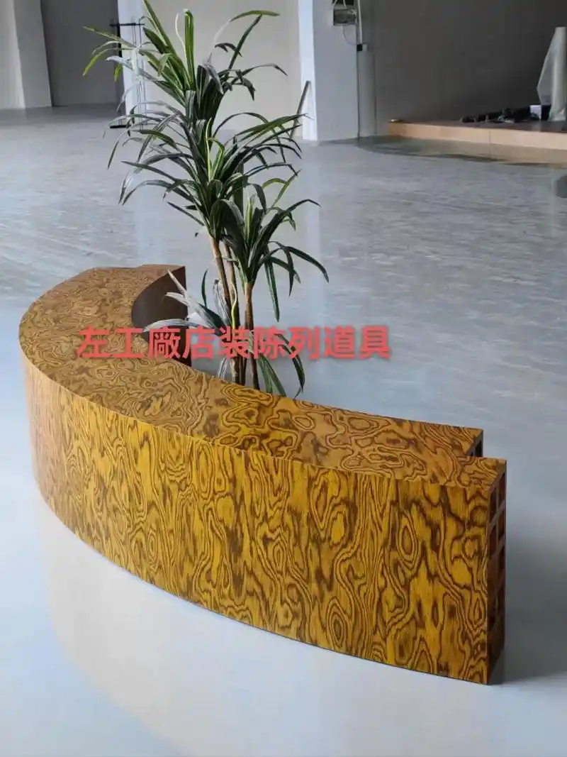 服装店弧形多功能展示台流水台