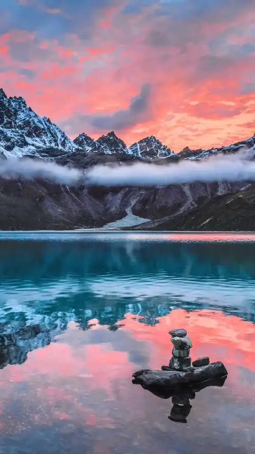 求高清风景壁纸要那种落日余晖的竖屏的