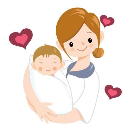 母亲节抱着婴儿的漂亮妈妈