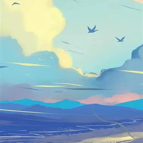 动漫风景头像 但愿不要错过这美丽的风景