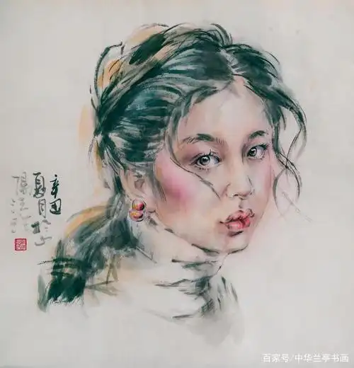 《探索艺术道路 创造生命赞歌》郑清珍人物肖像画最新作品