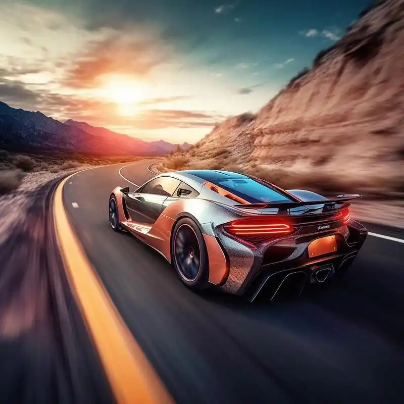 94157215 山道超跑系列头像 这个系列的头像以在山道中疾驰的