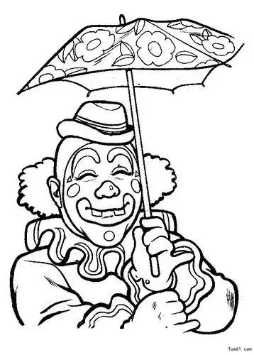 小丑回魂二简笔画