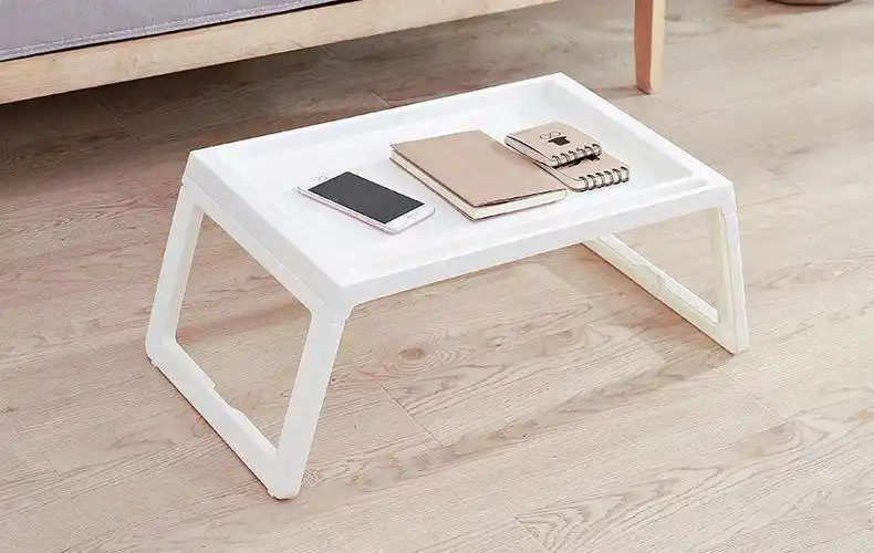 可折叠小桌子床上书桌笔记本电脑桌宿舍写字神器学生用折叠桌象牙白春