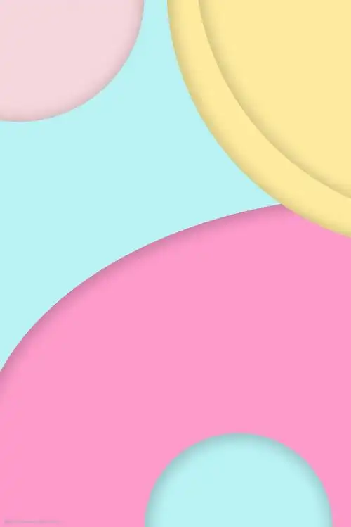 简约立体折纸风糖果色小清新背景海报