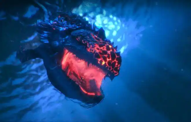 斗罗大陆深海魔鲸王化龙海神救唐三又弯又直的紫珍珠登场