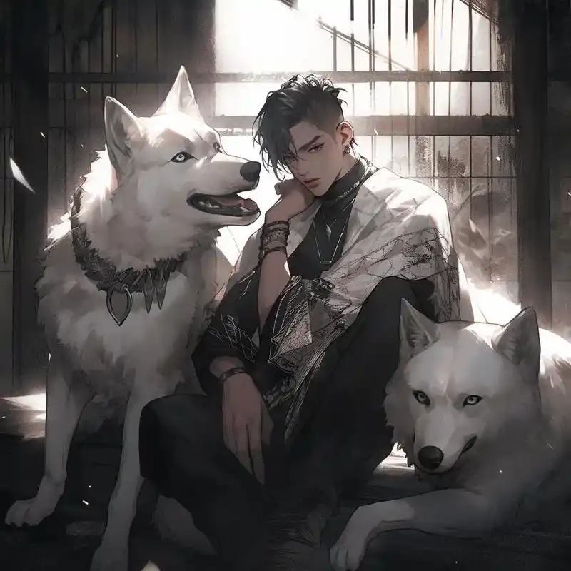 小狼崽又来咯#ai次元绘画 #二次元原创 #优质头像 #这谁 - 抖音