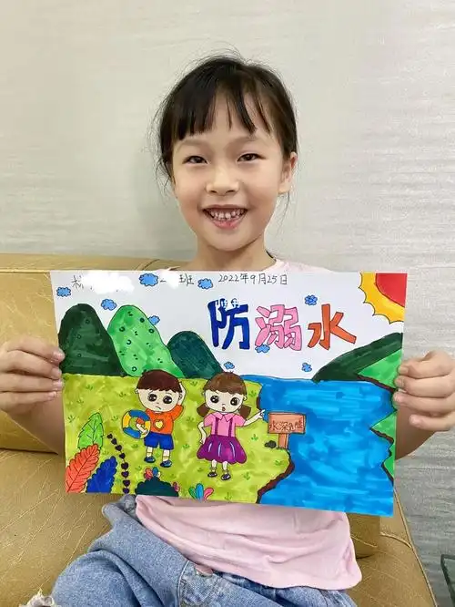 二年级防溺水绘画主题