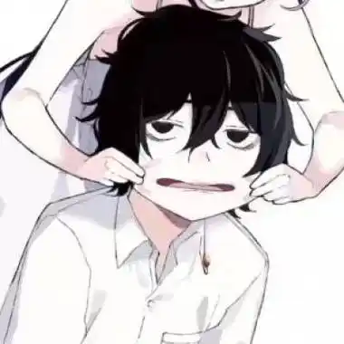 老婆打老公卡通头像 女生欺负男生卡通图片系列 - 动漫头像 - 潮人