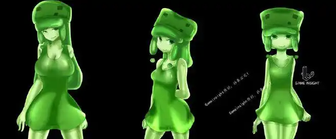 福利满满我的世界怪物娘化图放开史蒂夫冲我来