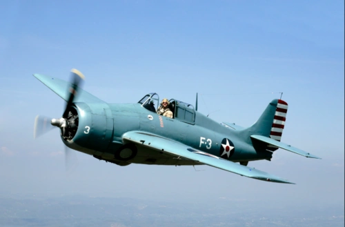 历史:第二次世界大战期间的sbd无畏式俯冲轰炸机!