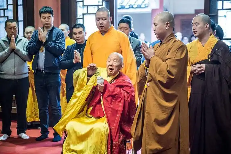 千年古刹百岁高僧新成长老百零一岁寿诞视频