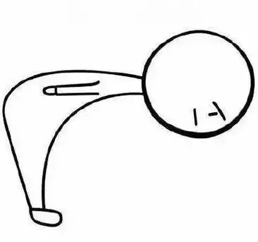 人物简笔画画小小鸡鞠躬