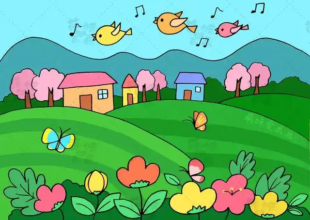 含文字内容的春天手抄报模板及简笔画合集,简单漂亮,可收藏备用