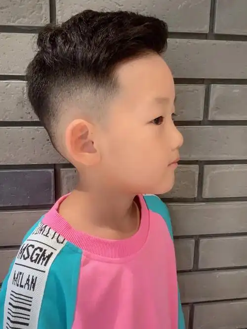 男宝发型小男孩国庆出行油头造型