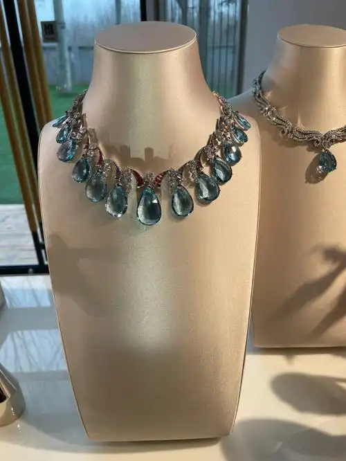 宝格丽bulgari高级珠宝彩色宝石项链