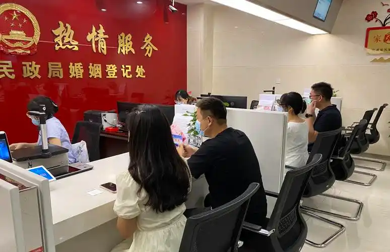 10月1日上午溧水区婚姻登记处正常开展结婚登记