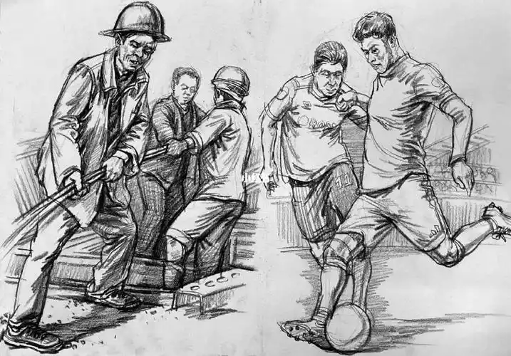 运动类动态速写