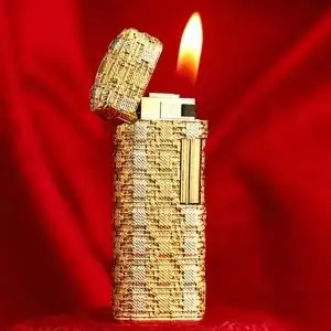 colibri科乐比打火机,18k纯金机,奢侈品打火机收藏