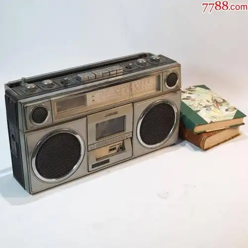 古董古玩卡带磁带录音机收音机老式8090年代老物件民宿摆件故障