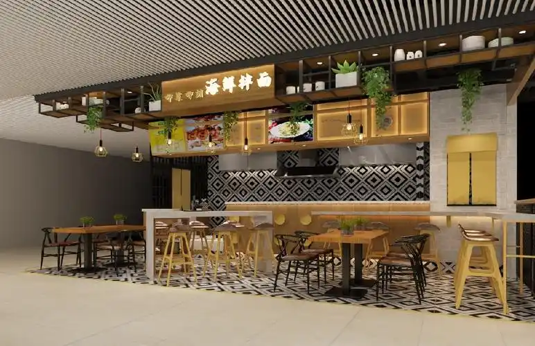 海鲜面店功能区功能区日式50m05设计图片赏析--土巴兔装修效果图