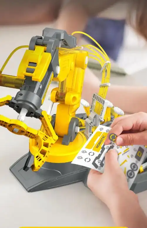 《stem科学玩具液压机械手臂小学生实验diy组装手工科技小制作发明6 3