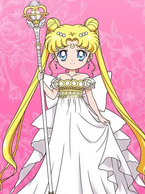 美少女战士q版同人手机壁纸很可爱有没有