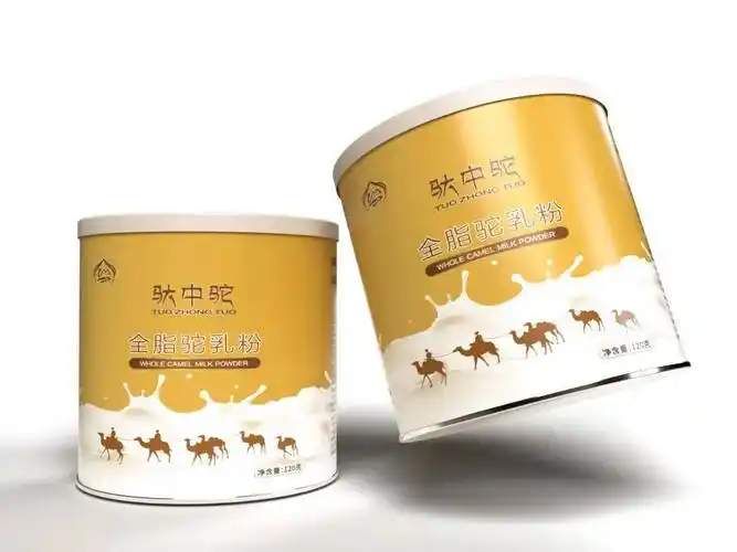 驮中驼品牌全脂乳粉秉承传统驼奶加工工艺,融合现代化乳品前沿制作