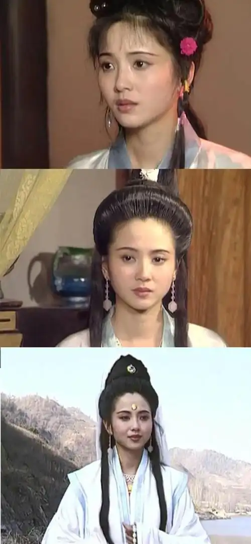 陶慧敏在剧中展现了九个不同造型,从早期的妙善公主到后期的观音大士