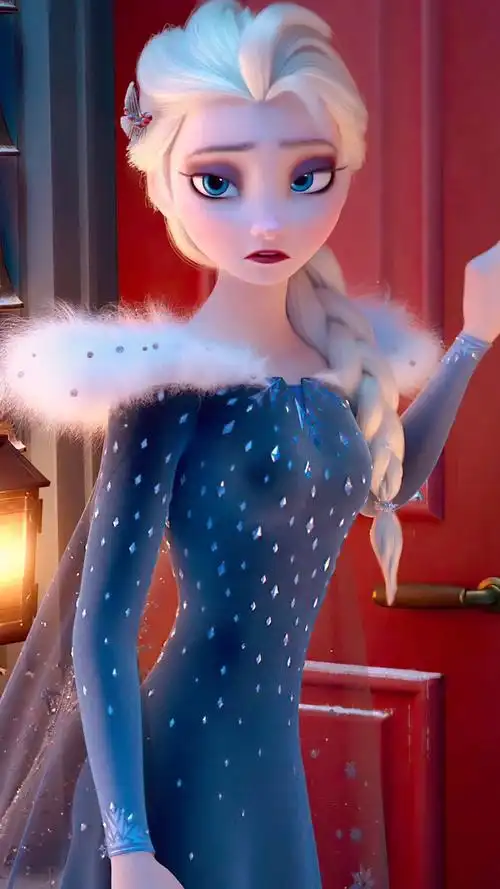 冰雪奇缘爱莎唯美手机壁纸