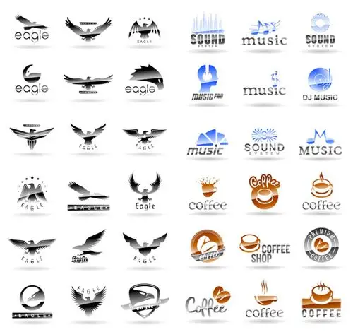 个性logo设计矢量素材_矢量标志_懒人图库