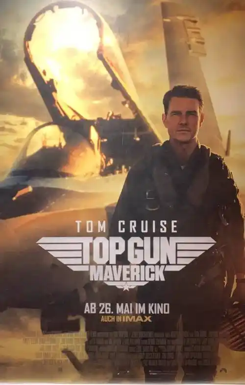 《壮志凌云:独行侠》德语海报