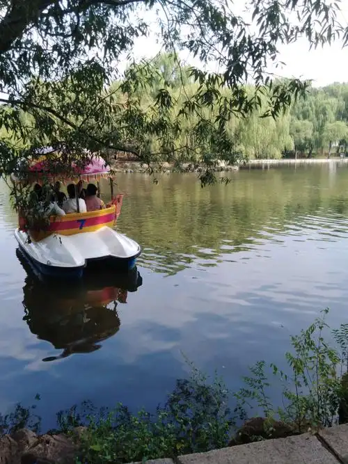 2019年9月8日是周末,女儿带我们去二一九公园里玩