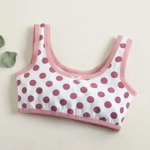 女童内衣发育期小学生纯棉12岁13岁少女内衣文胸儿童背心阶段小女孩1